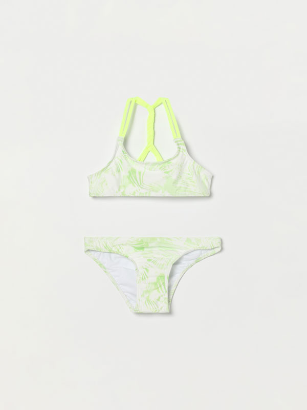 2-piece printed bikini set