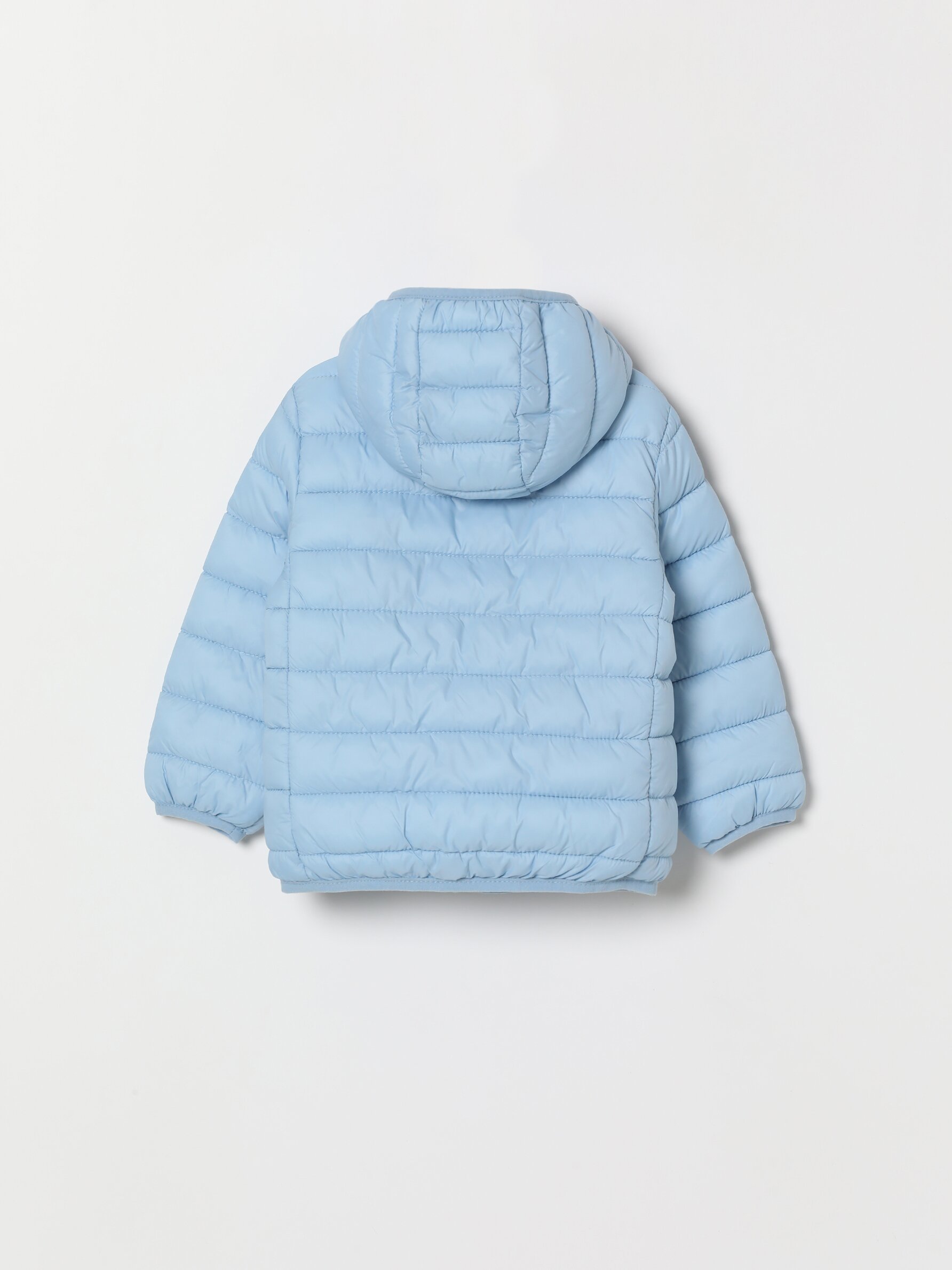 Lightweight hooded puffer jacket 
