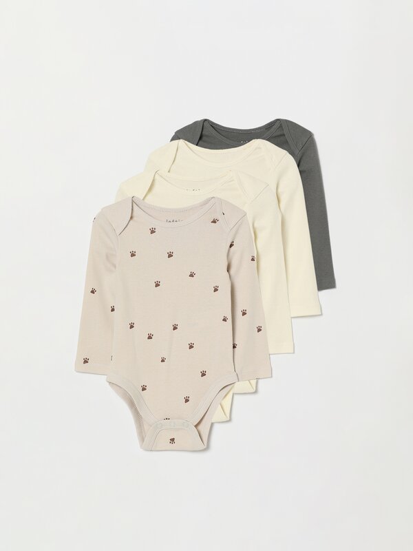 Pack of 4 assorted bodysuits
