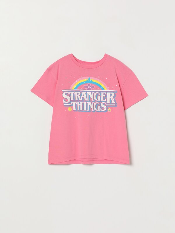 Me gusta candidato canal Camiseta estampada Stranger Things™/© Netflix - Colaboraciones - CAMISETAS  - TODA LA COLECCIÓN - NIÑA | 4- 14 años - NIÑOS - | Lefties ESPAÑA