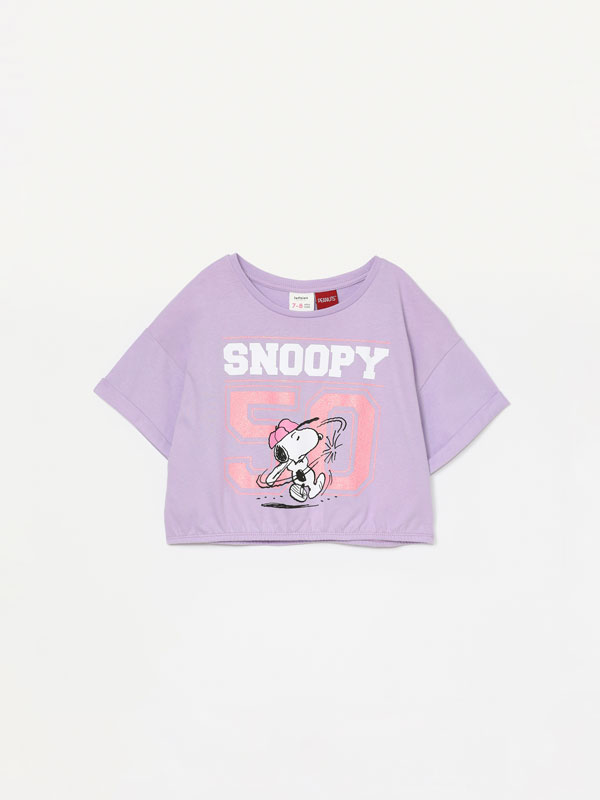 Snoopy Peanuts™ cropped T-shirt