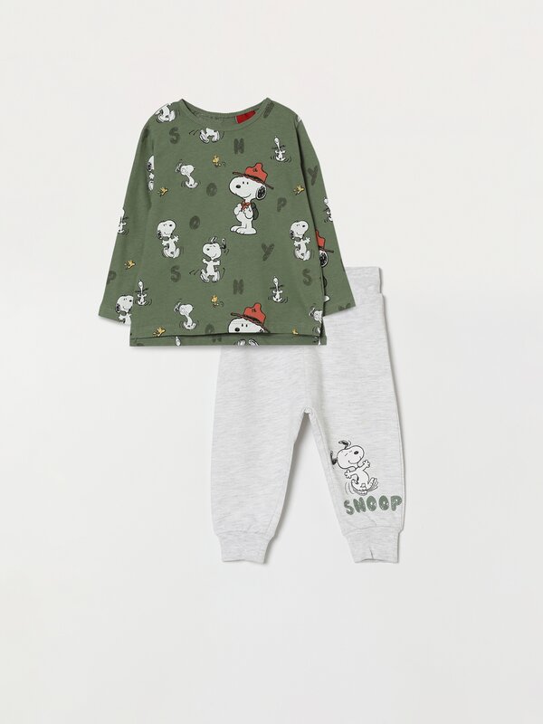 Snoopy Peanuts™ T-shirt and trousers set