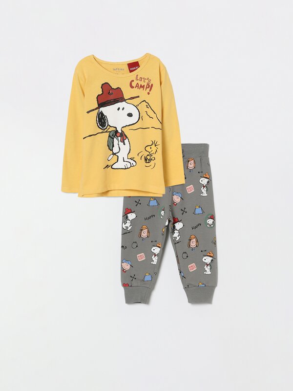 Conxunto de camiseta e pantalón Snoopy Peanuts™