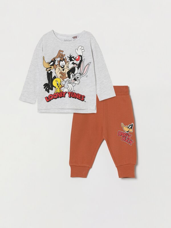 Conxunto de camiseta e pantalón Looney Tunes © &™ WARNER BROS