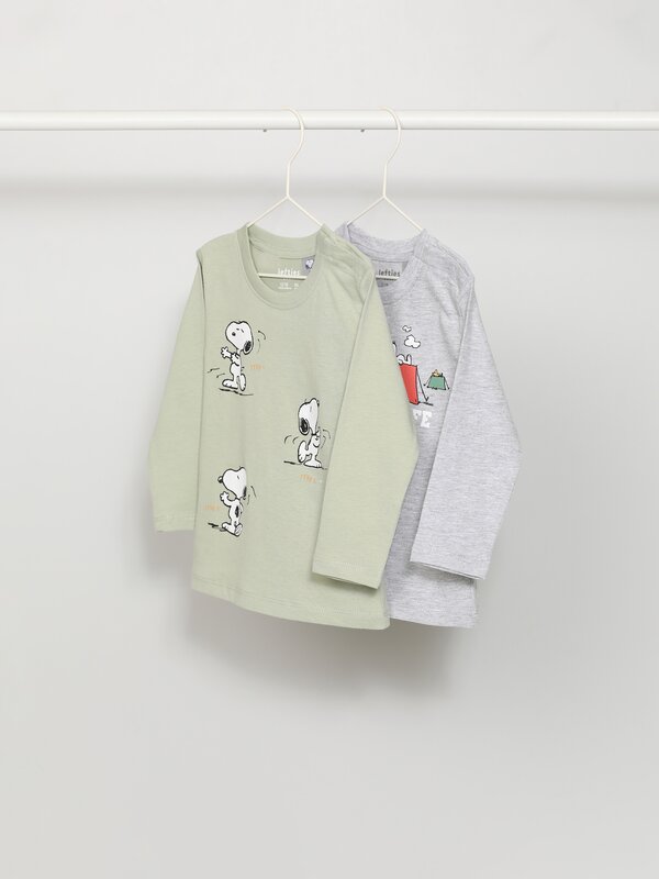 Pack de 2 camisetas estampado Snoopy Peanuts™