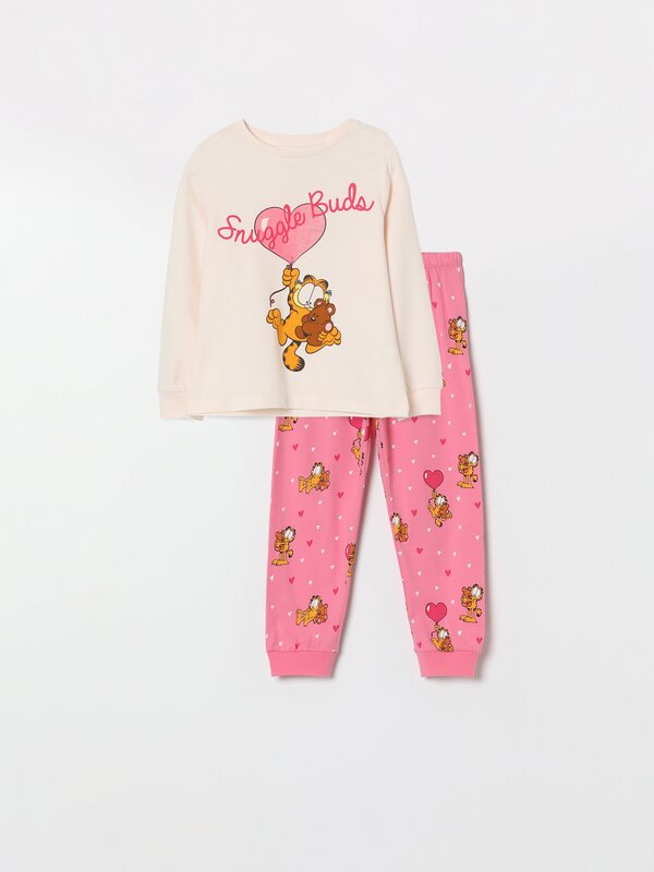 Konjuntoa, pijama estanpatua, Garfield ©Nickelodeon