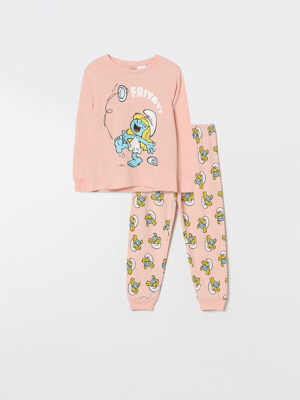 The Smurfs print IMPS pyjama set