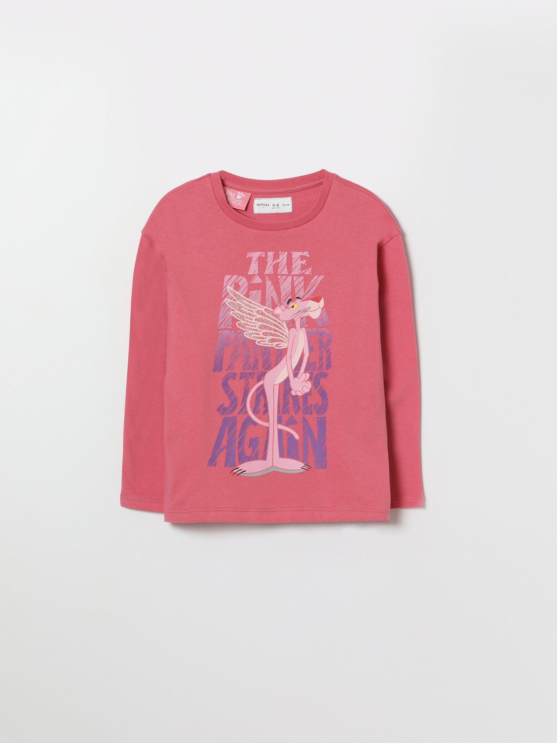 The Pink Panther ™MGM print T-shirt - Cartoons - COLLABS - THE ENTIRE  COLLECTION - GIRL | 4- 14 years - KIDS - | Lefties Bahrain