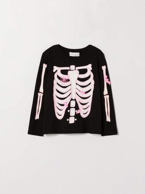 Halloween skeleton T-shirt