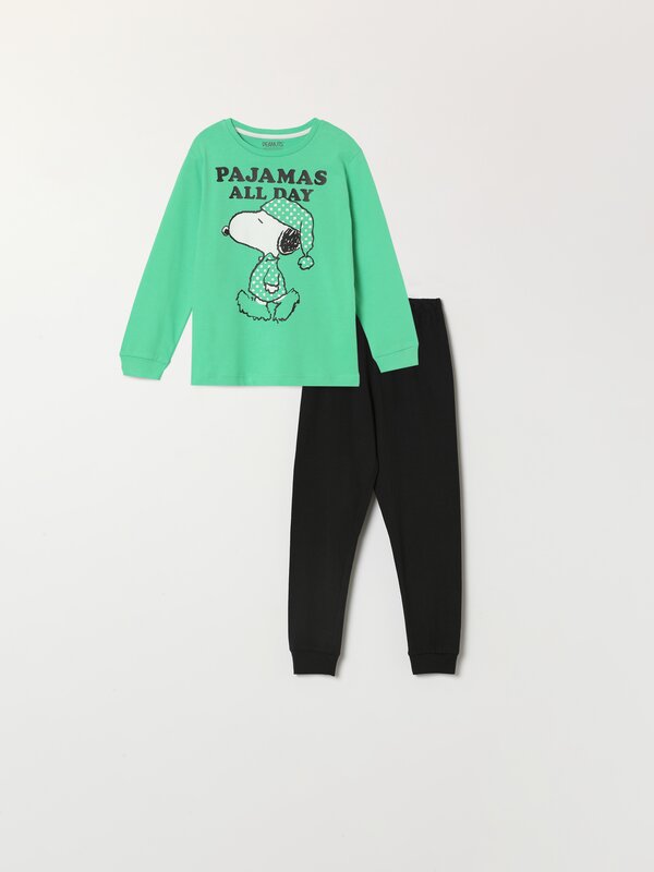 Pijama com estampado do Snoopy Peanuts™