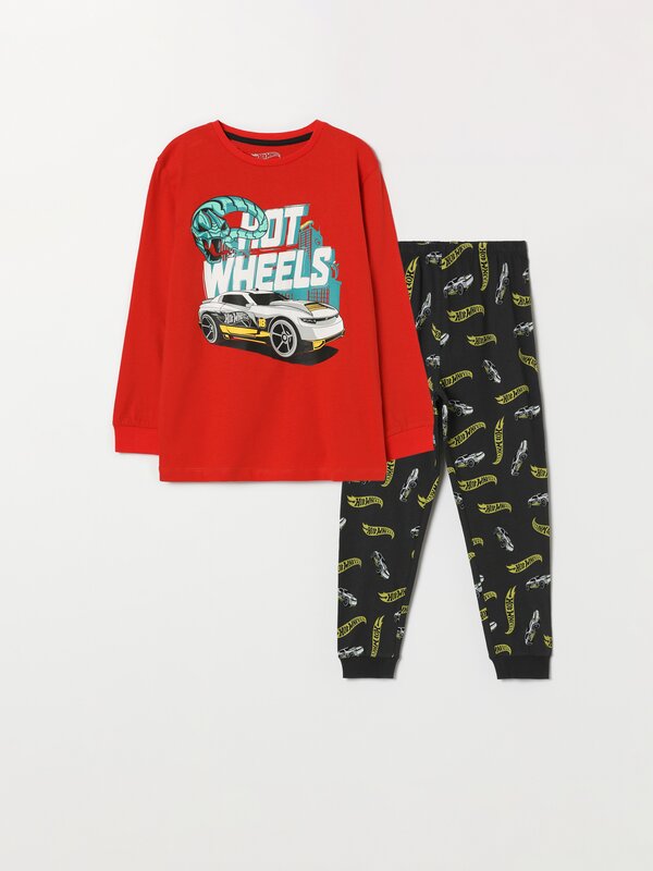 Conjunto de pijama de 2 peças da Hot Wheels ©2022 Mattel