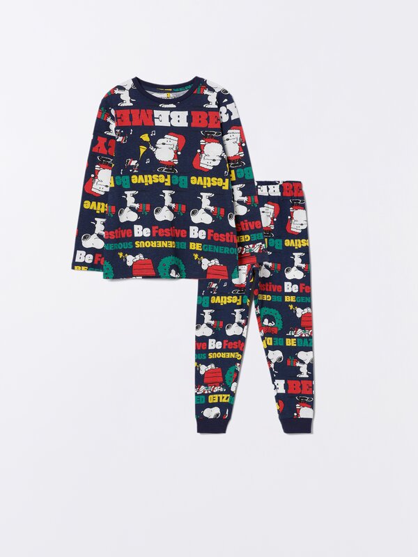 NIÑO - Pijama familiar Snoopy Peanuts™ navideño