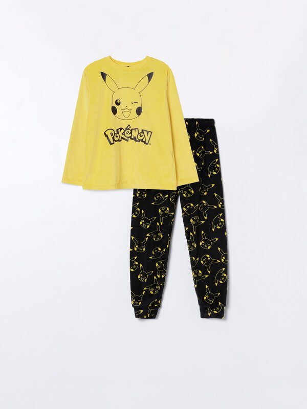 Velvety Pikachu Pokémon™ pyjama set