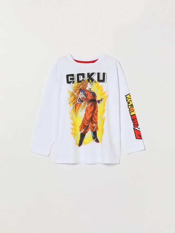 T-shirt com estampado de Dragon Ball