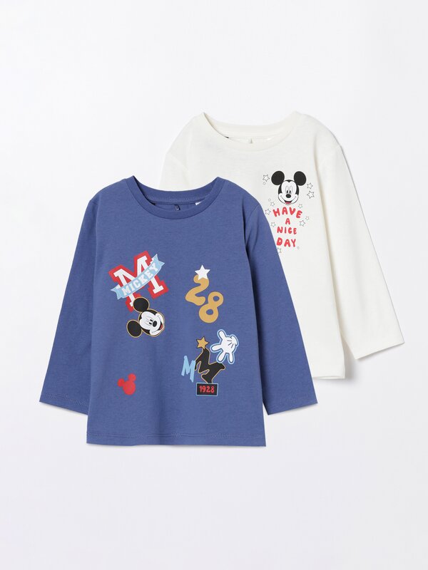 Pack of 2 Mickey Mouse ©Disney T-shirts