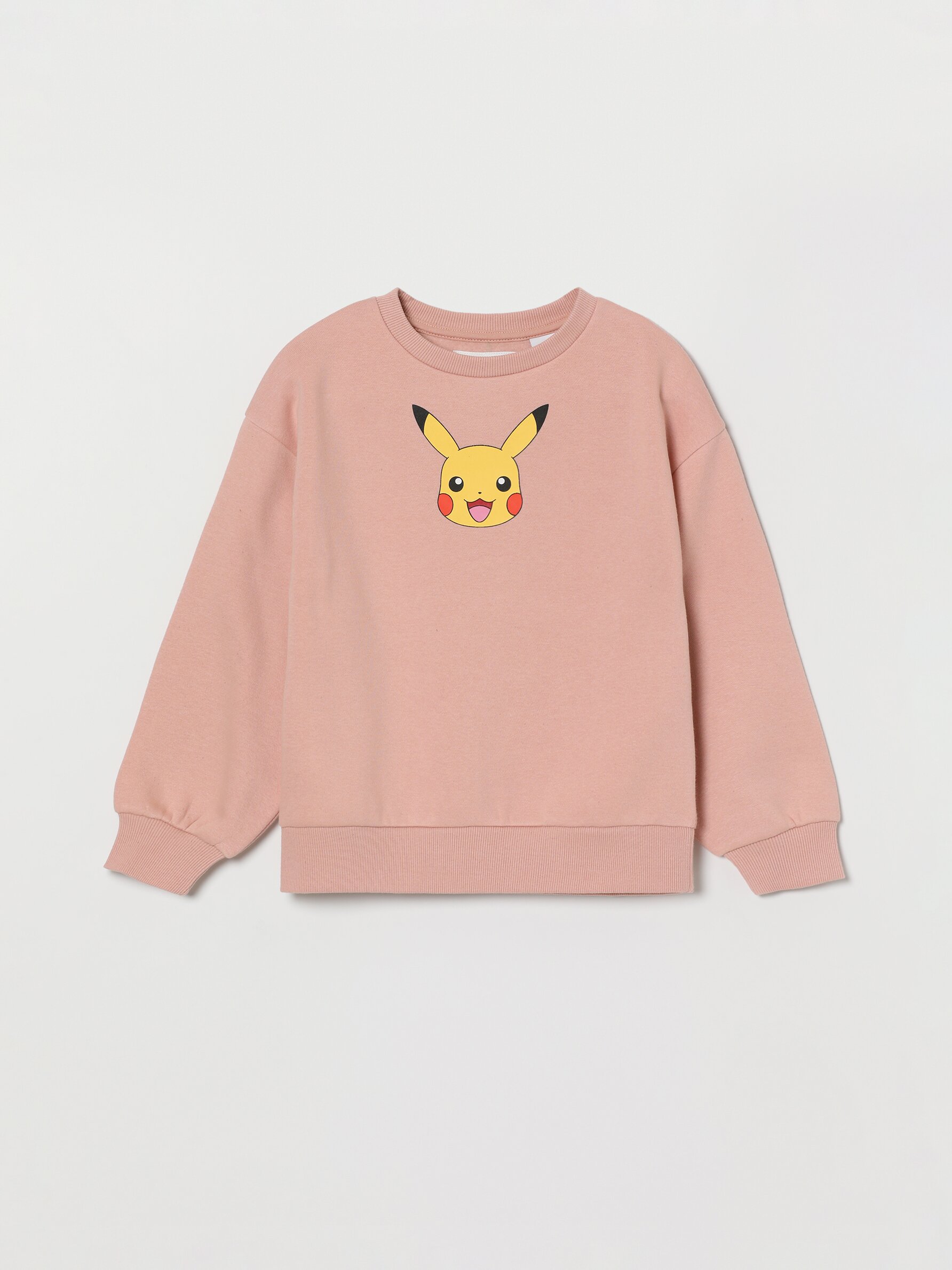 Popgear Conjunto de Sudadera con Capucha Y Pantalones Deportivos para Niñas con Logotipo de Pikachu Color Gris Y Amarillo Moda 