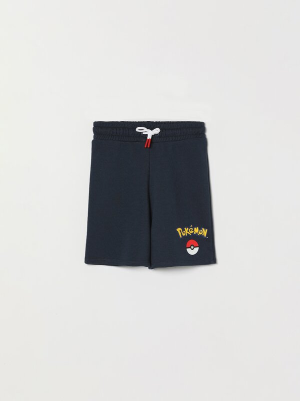 Tracksuit Bermuda shorts with Pokémon™ print