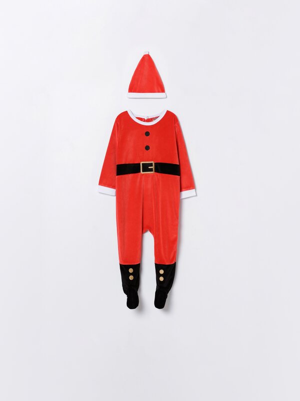 2-piece Father Christmas sleepsuit set