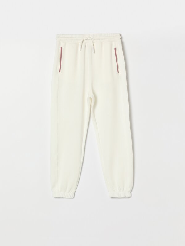 Soft-touch tracksuit bottoms