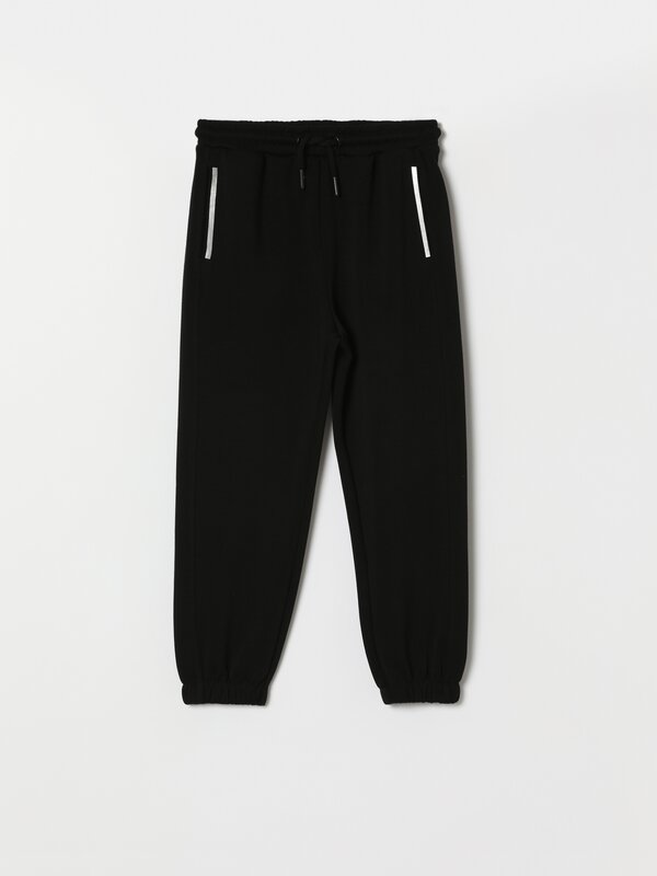 Soft-touch tracksuit bottoms