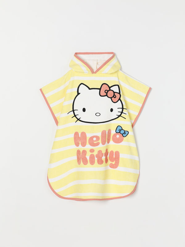 Ponxo de tovallola estampat Hello Kitty ©SANRIO