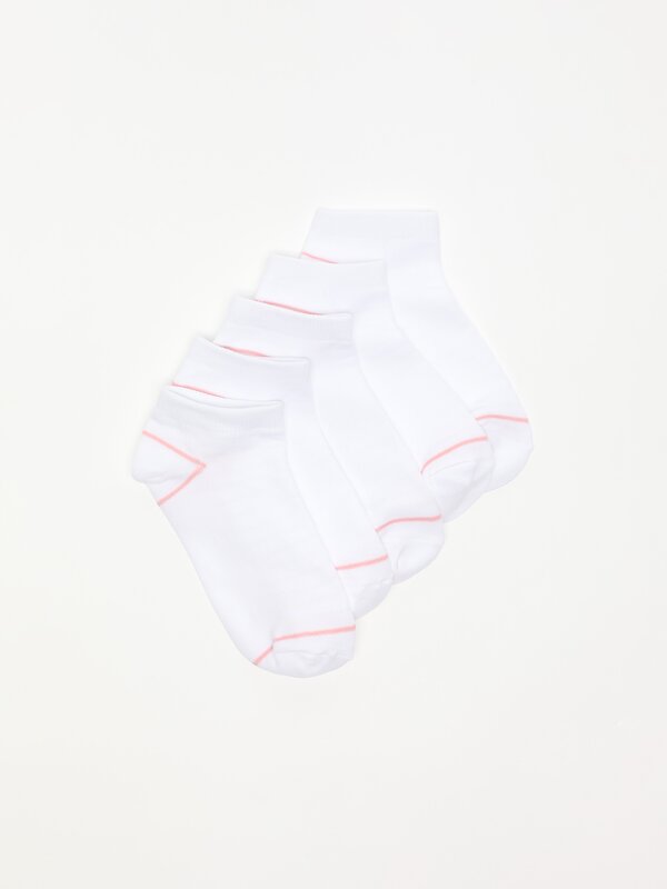 Pack de 5 pares de calcetíns de microfibra