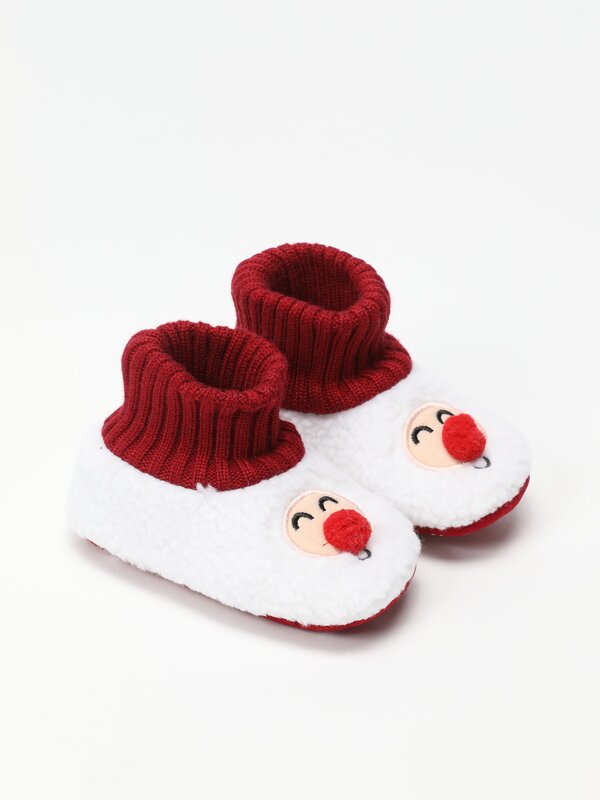 Father Christmas house slippers