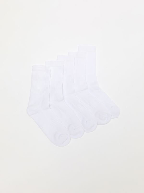 Pack de 5 pares de calcetíns deportivos