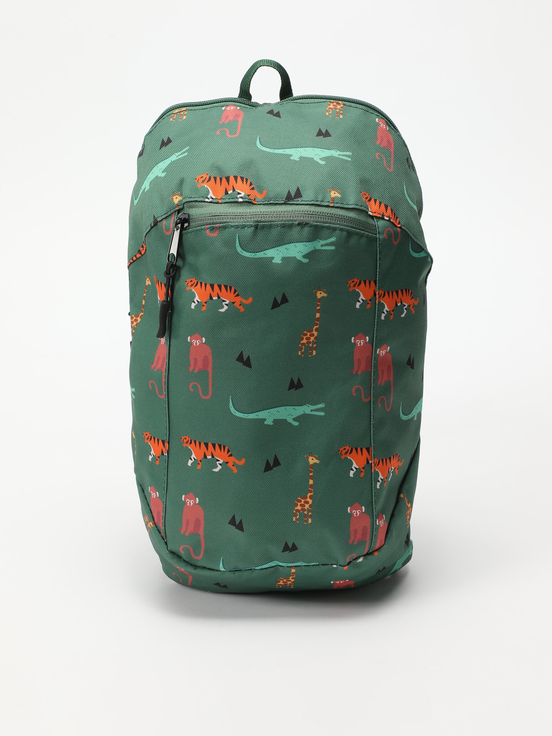 Compact animal print backpack 