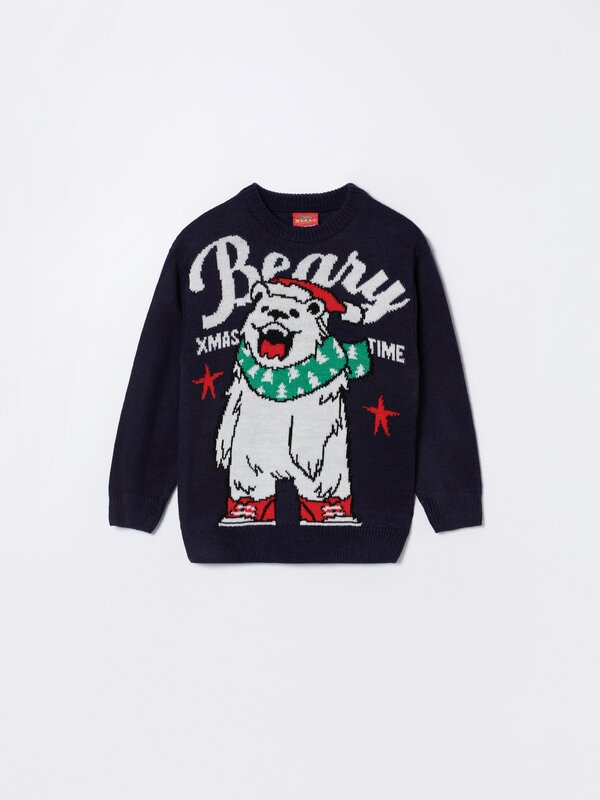 Christmas polar bear sweater