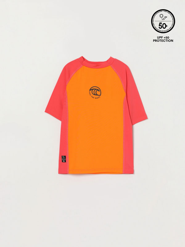 Camiseta surf protección solar UPF 50