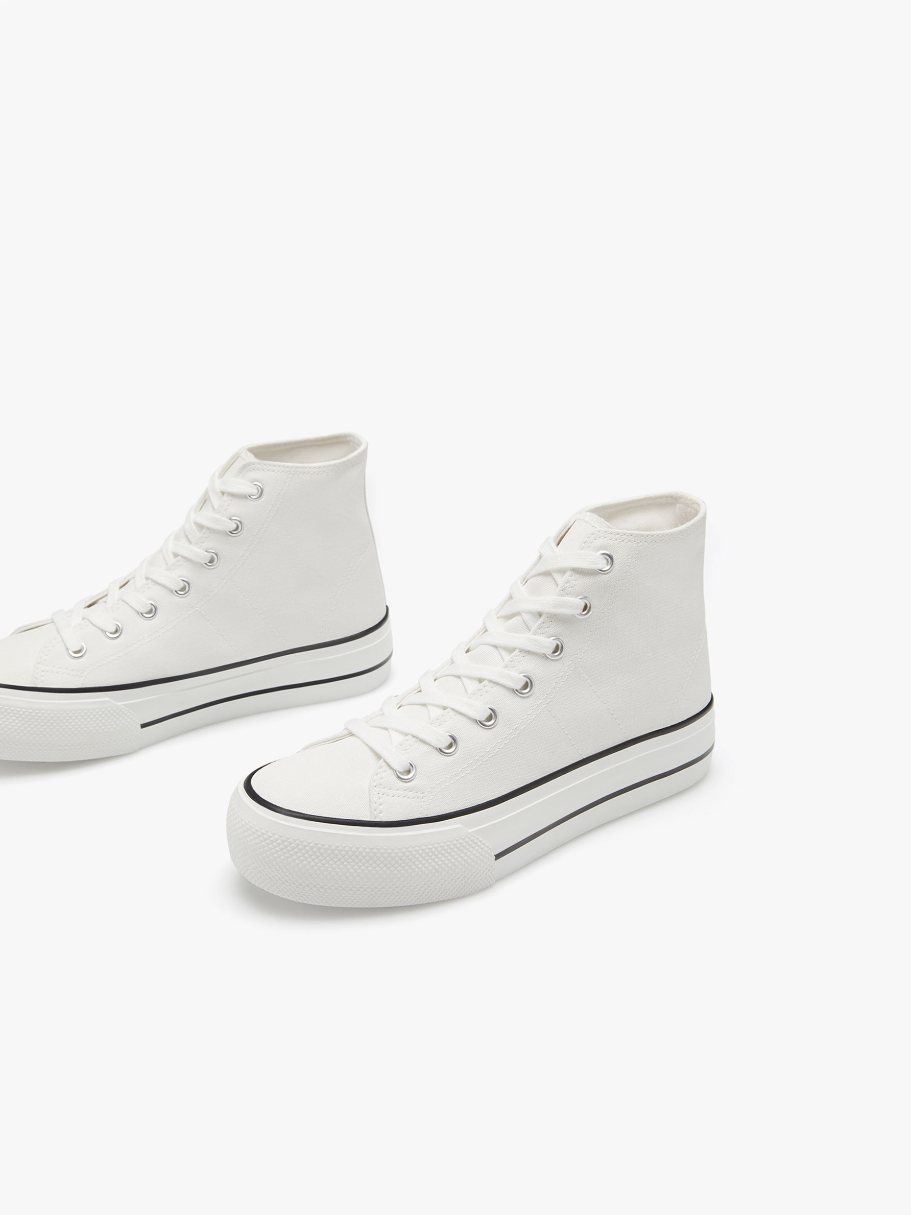 chunky canvas sneakers