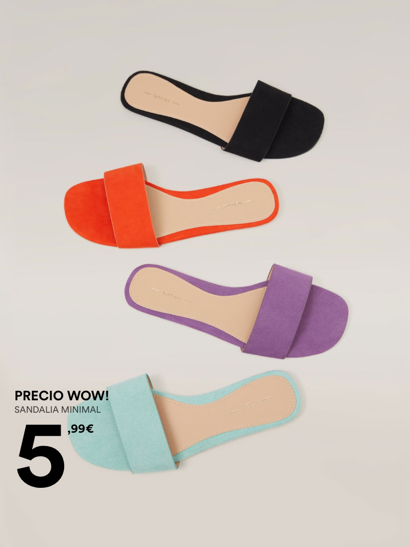 Sandalias planas de mujer | Lefties Nueva Colección