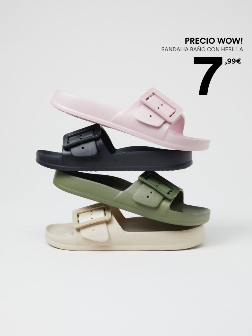 Sandalias planas de mujer | Lefties Nueva Colección