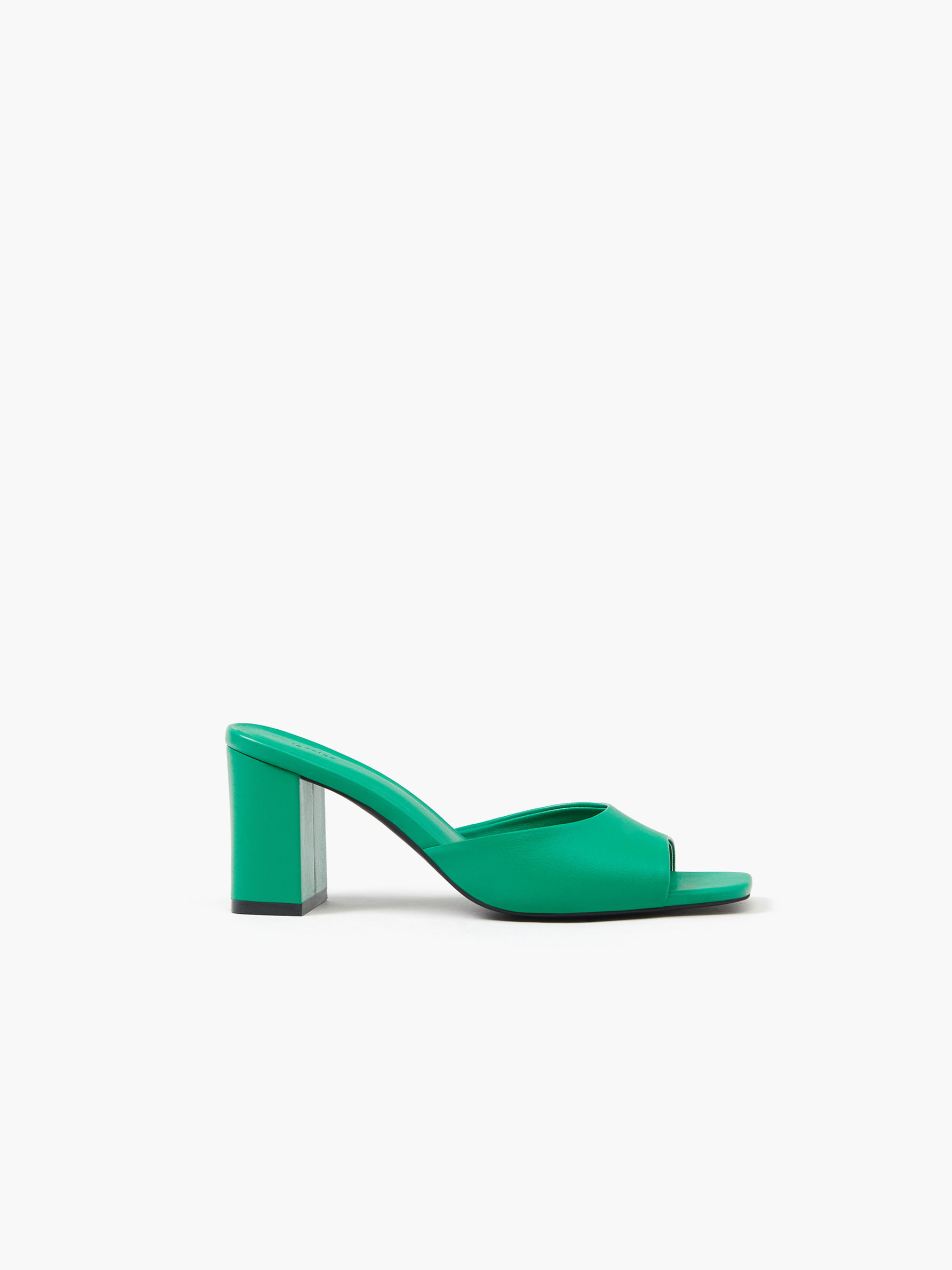 Sandalia mule tacón - ZAPATOS - TODA LA COLECCIÓN - MUJER - | Lefties  España (Canarias)