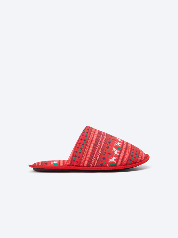 MEN - Christmas slippers