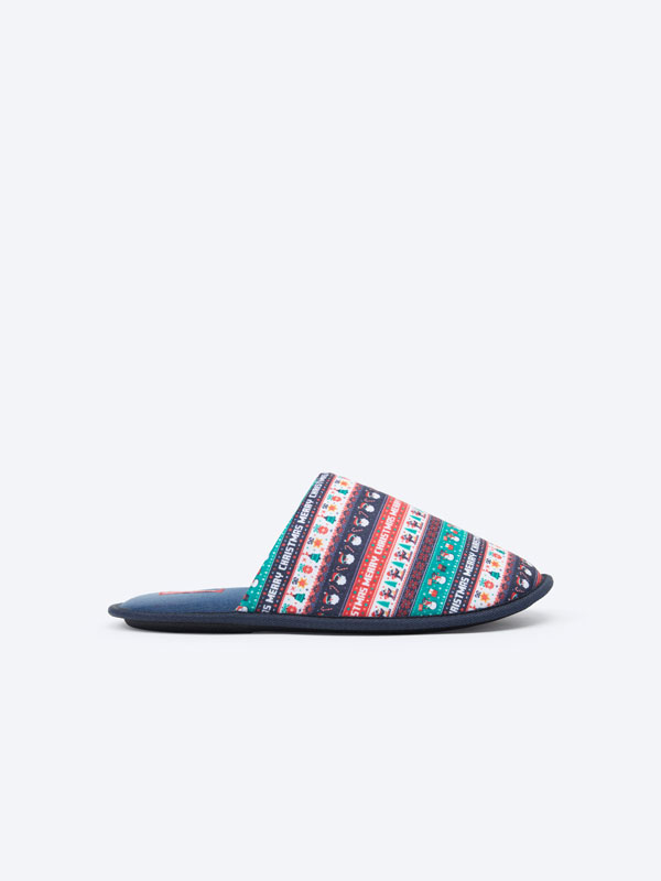 MEN - Christmas slippers