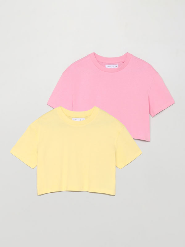 Camisetas Básicas - CAMISETAS - TODA LA COLECCIÓN - MUJER - | Lefties ESPAÑA