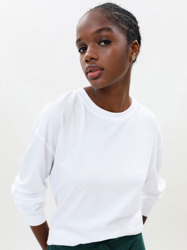 Oversized T-shirt - Long Sleeve T 