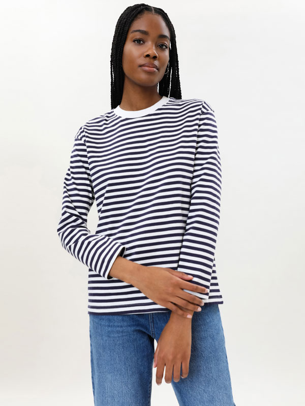 Oversized striped T-shirt