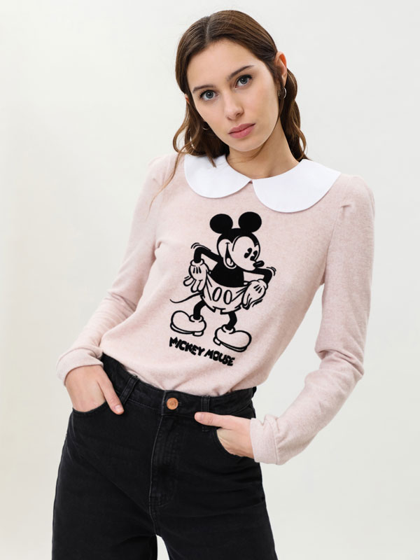 Mickey Mouse ©Disney Peter Pan collar T-shirt