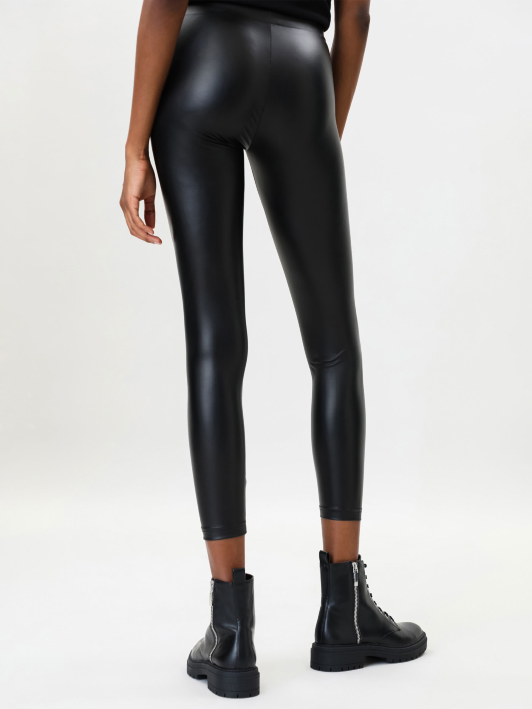 Faux leather leggings - TROUSERS - THE 