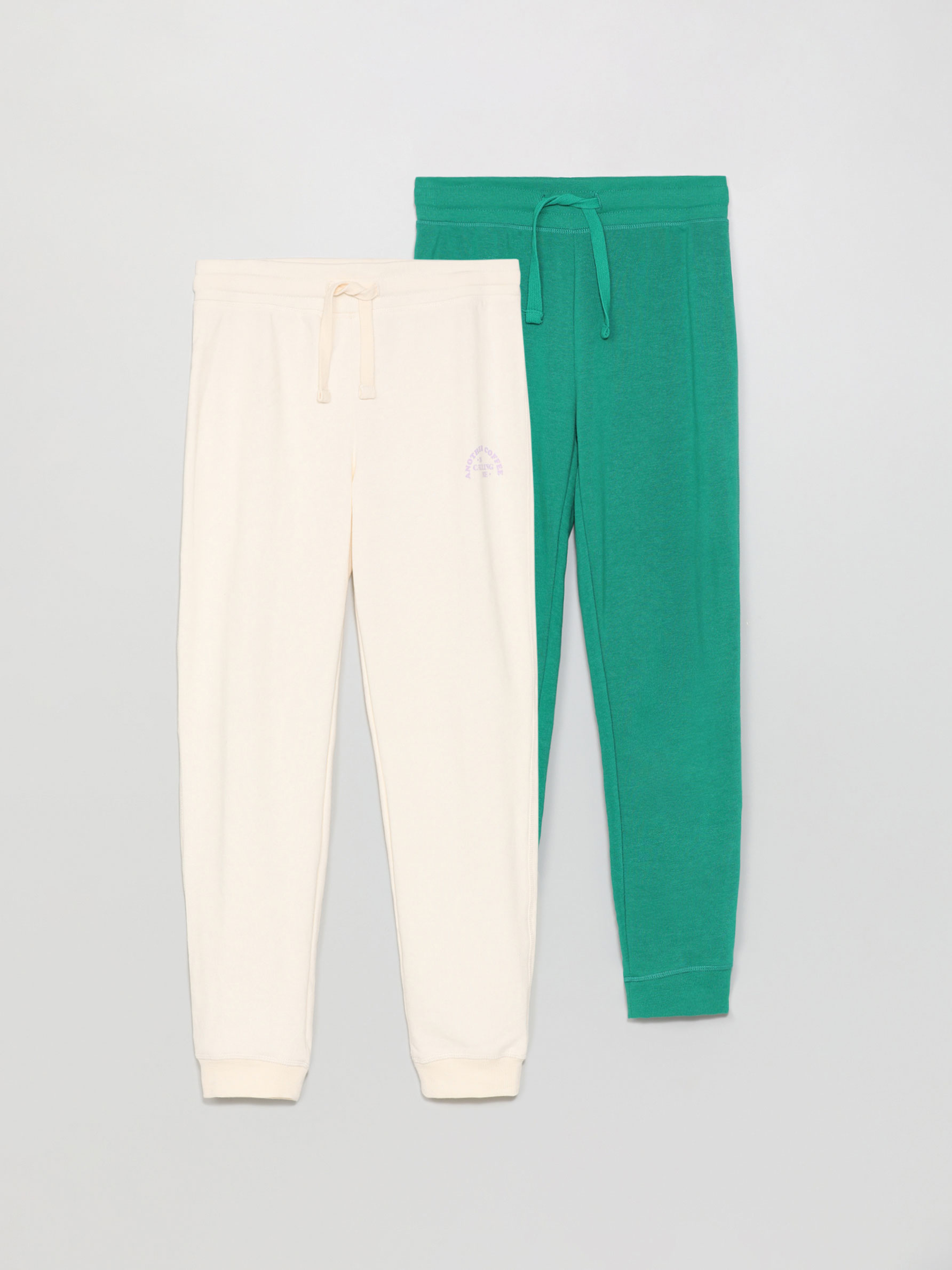 PACK DE 2 PANTALONES DE CHÁNDAL BÁSICOS