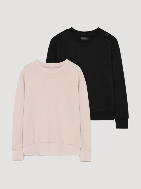 Sudaderas básicas de mujer | Lefties Nueva Colección
