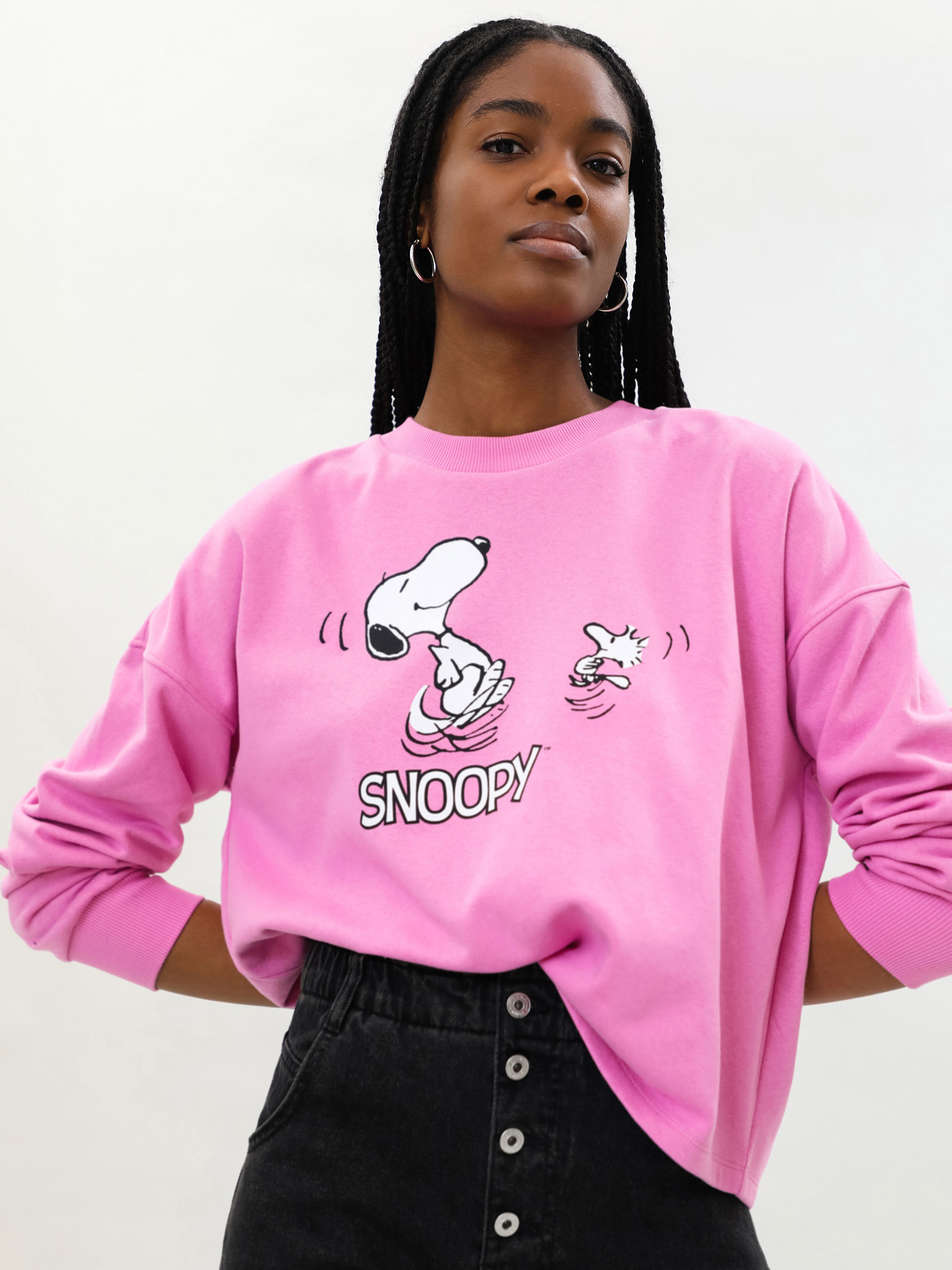 Sudadera de Snoopy - Peanuts™ - SUDADERAS - TODA LA COLECCIÓN - MUJER - |  Lefties Mexico