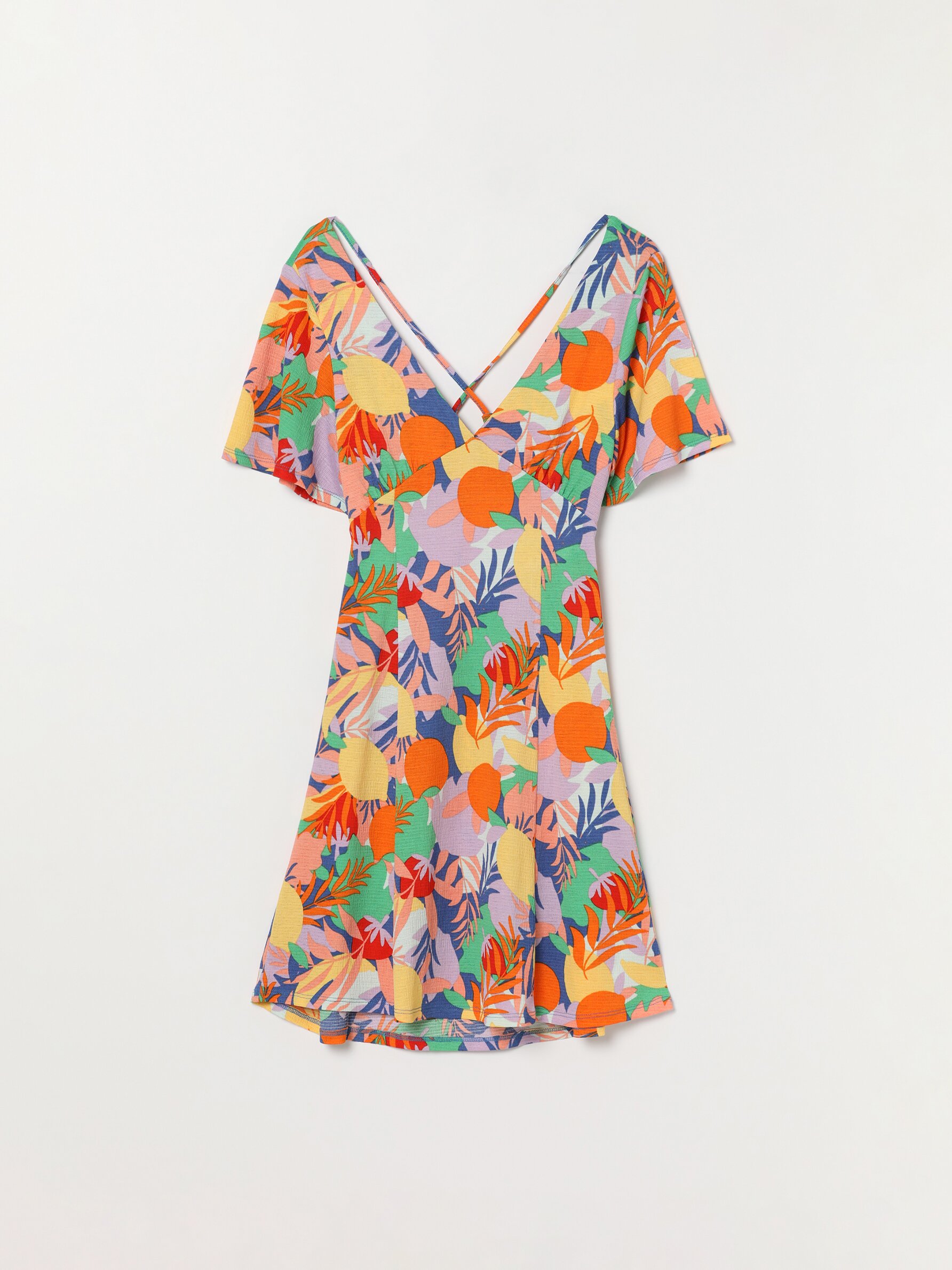 Short cut-out dress - DRESSES - THE ENTIRE COLLECTION - WOMAN - | Lefties  Tunisia / الجمهورية التونسية