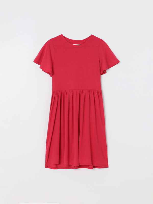 Vestidos de manga corta de mujer | Lefties Nueva Colección