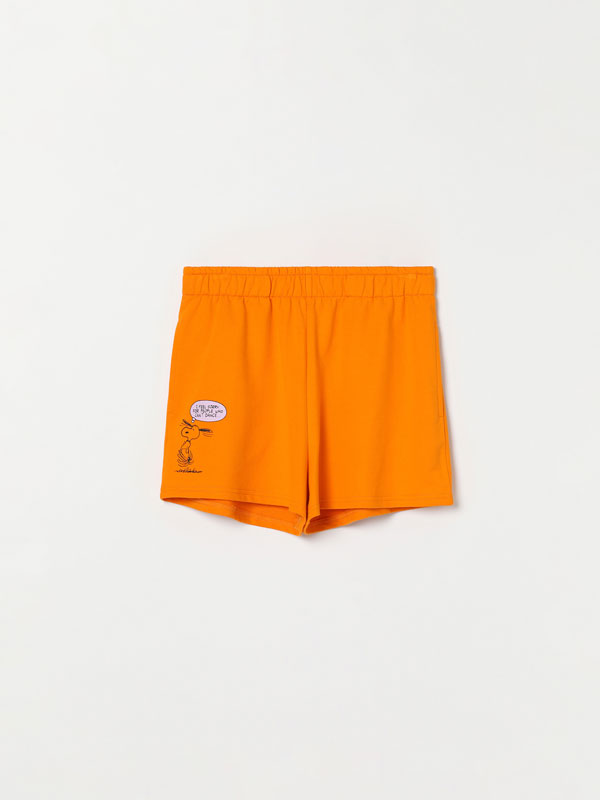 Peanuts™ print shorts