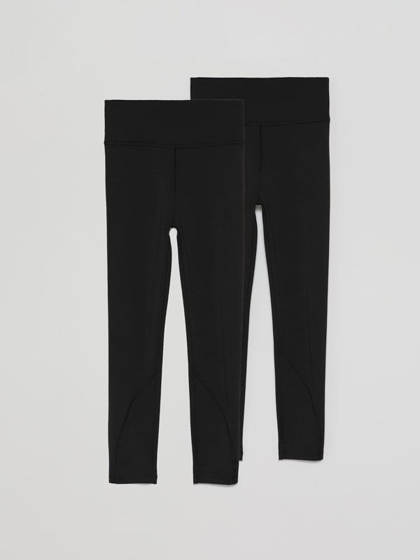 Pack de 2 leggings deportivos - ROPA DEPORTIVA - TODA LA COLECCIÓN - MUJER  - | Lefties ESPAÑA