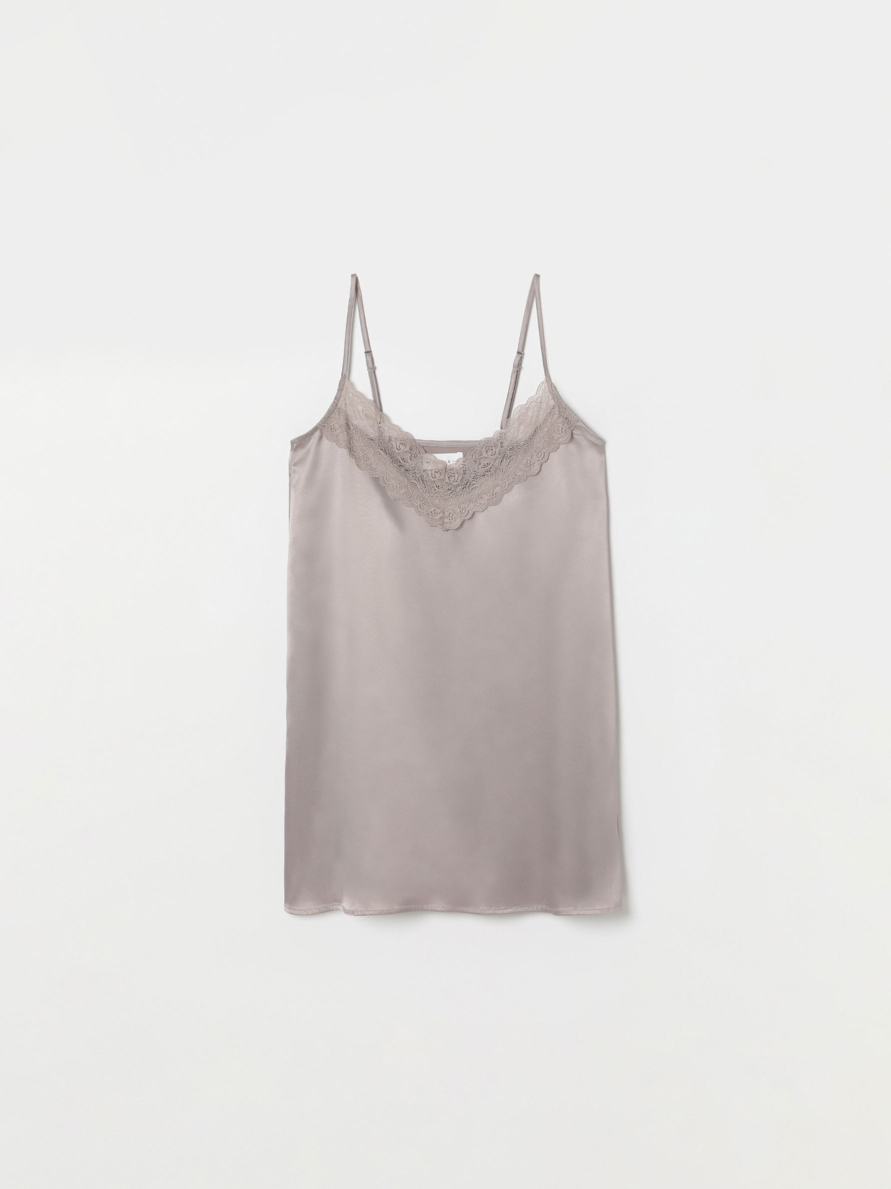 Camisón satinado - PIJAMAS - TODA LA COLECCIÓN - MUJER - | Lefties ESPAÑA
